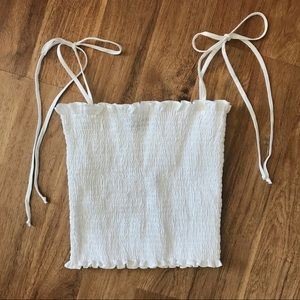 Reformation Alli Smocked Tank